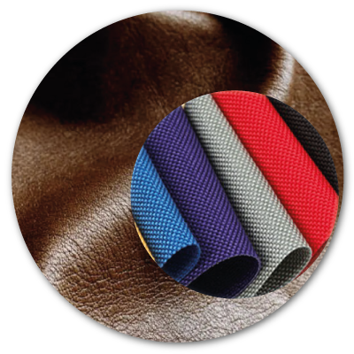 leather and cordura material