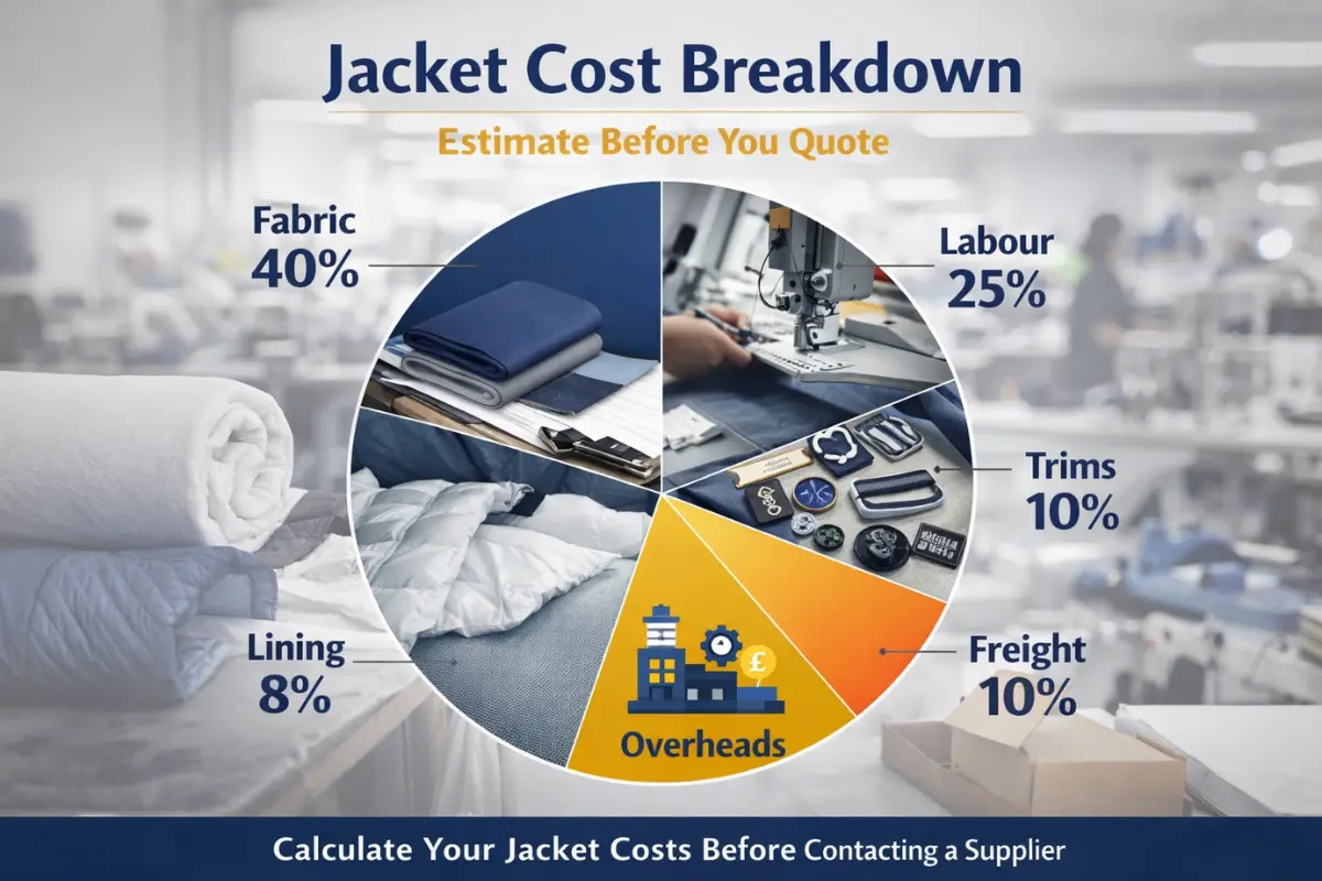 Jacket cost breakdown